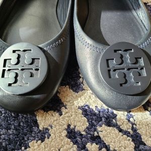 Tory Birch Flats- Navy Blue
